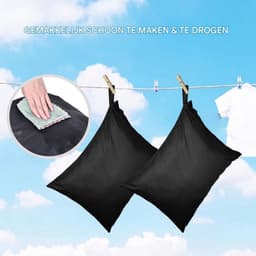 Waszakken - Waterdichte natte droge waszak - reistas voor natte kleding met ritsen - vuile waszak - multifunctionele waszakken - organizer - opbergtas voor badpakken - Bescherm je Wasgoed en Wasmachine (1 stuk,24 x 32 inch) — thumbnail 5