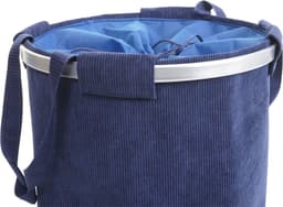 Wasmand MCW-C34, Wasmand Waszak Wasmand met trekkoord, handvat 55x39cm 65l ~ koord blauw — thumbnail 5