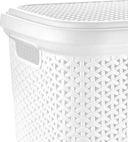 Wasmand Plastic Wit 55 l - Opbergmand - Mand - Wassorteerder — thumbnail 3