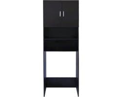 Wasmachine kast ombouw meubel - zwart — afbeelding 1