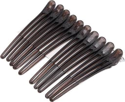 10x Professionele Haarclips Zwart voor Knippen en Stylen — thumbnail 1