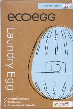 EcoEgg Was ei – Verse Linnen - Wasparels – Navulbaar – Geschikt voor de gevoelige huid – Dermatologisch getest - 70 wasbeurten - Blauw — thumbnail 4