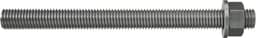 Ankerstangen M10 x 130 RVS - Bevestigingsmateriaal voor Injectiemortel - 10 Stuks — thumbnail 1