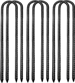 Grondankers voor tuinpalen en landschap, verzinkt - set van 6 stuks, 30 cm — thumbnail 1