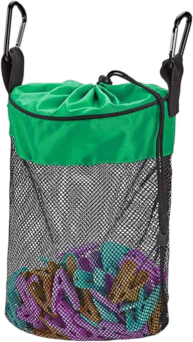 Wasknijper Tas - Opberger Houder - Kleding Ophangen - Ventilatie Stabiliteit - 20 x 15 x 5 cm - Groen — afbeelding 1