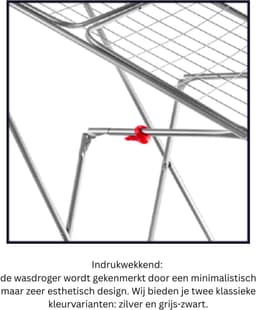 CLVP® Droogtoren Wasrek – Ruimtebesparend Droogrek – Opvouwbaar Wasrek – Ultimate — thumbnail 3