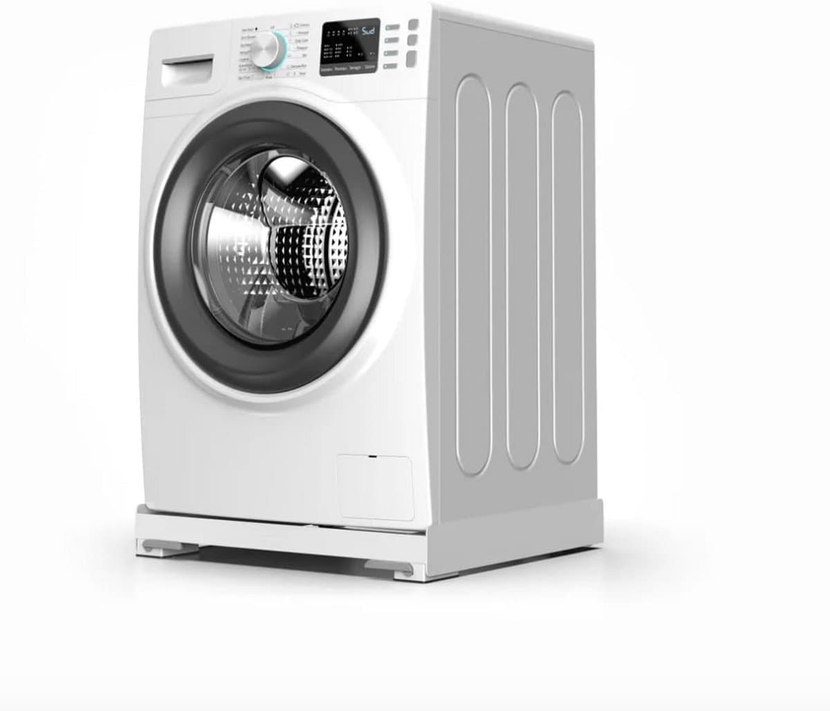 Verrijdbaar Anti-Vibratie Onderstel met Wielen voor Wasmachine of Droger — afbeelding 1