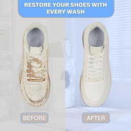 Schoenwaszak voor Wasmachine - 2 Stuks Waszak voor Wasdroger & Wasmachine - Herbruikbare Reinigingshoes voor Sneakers - 360° Diepe Reiniging Geschikt voor Alle Schoenen - Met Zelfsluitende Rits — thumbnail 5