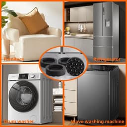 Set van 4 Universele Antislip Schokdempers voor Wasmachine en Droger — thumbnail 3