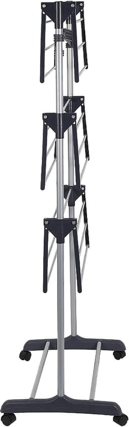 PIPIPOXER Droogrek-kledingrek, opvouwbare standaard, wielen 72*56*152cm — thumbnail 5