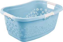 Ergonomische wasmand met luchtdoorlatend decor en anti-slip handgrepen - 50 l — thumbnail 1