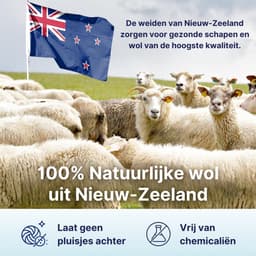 Pure Laundry Club Drogerballen - Set van 6 XL Wasdrogerballen - 100% Nieuw-Zeelandse Wol - Handgemaakt in Nepal - Inclusief Katoenen Opbergzak — thumbnail 5