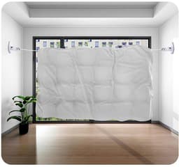 Uitschuifbare Waslijn Drogen 5 Meter voor Binnen Gebruik - Ideaal voor Woonkamer, Badkamer en Balkon — thumbnail 3
