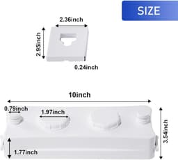 Retractable Clothesline 2 x 5.1 m Washing Corner with Wall Mounted Pull-Out Laundry Rack Space Saving Dryer — thumbnail 5