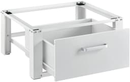 Livista Wasmachine onderkast met lades - Wasmachine kast - Opbergkast - Wasmachine onderkast - 63x54x31 cm - Wit — thumbnail 1