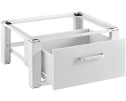Livista Wasmachine onderkast met lades - Wasmachine kast - Opbergkast - Wasmachine onderkast - 63x54x31 cm - Wit — afbeelding 1