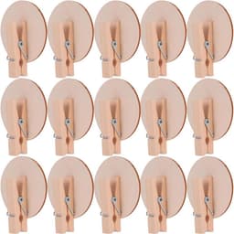 24 delige houten clips set voor knutselen en decoratie - Fotoclips van hout voor huis- en kantoordecoratie — thumbnail 1