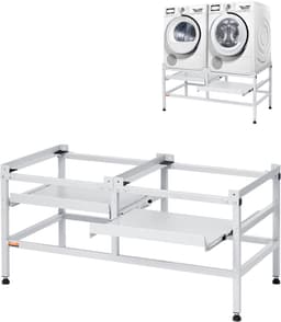 VEVOR Wasmachine Onderstel Droger Onderbouw Voetstuk 1230x635x625mm 267kg — thumbnail 1