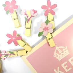 30x Houten Knijpers Klein voor Foto's, Kaarten en Decoratie - Mini Wasknijpers Set — thumbnail 4
