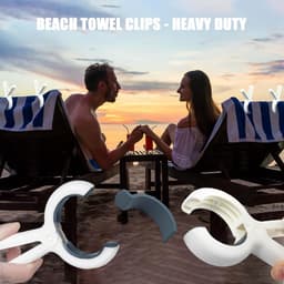 Heavy Duty Handdoekclips voor Strand en Zwembad - Winddichte Wasknijpers voor Buiten — thumbnail 5