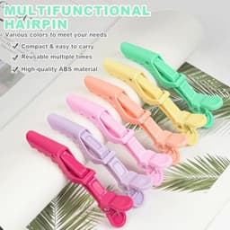Professionele Krokodil Haarspeldjes voor Dames en Meisjes - 12 Stuks met Antislip Grip — thumbnail 3
