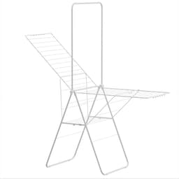 Wasrek - Droogrek Inklapbaar - 28 meter drooglengte - Wit – Bodo — thumbnail 1