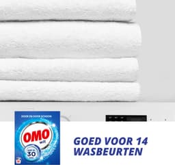 2 x OMO – Waspoeder – Wit – 14 Wasbeurten - Wit Waspoeder - Schone Was - Vlekverwijdering - Waskracht - 30 Minuten Was — thumbnail 4