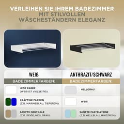 Uitschuifbare Wanddroger met 4m Droogoppervlak - Ruimtebesparende Kledinglijn voor Balkon en Badkamer — thumbnail 5