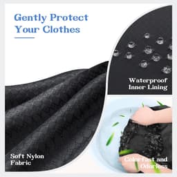 Unyqoos® Waterdichte nylon waszak met trekkoord en handgrepen voor reizen en kamperen — thumbnail 2