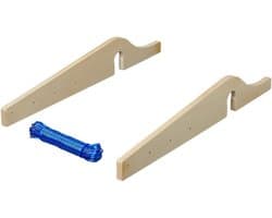 ProPlus Drooglijnhouder voor Horizontale Manoeuvreergrepen - 20 meter Waslijn - 3-delig — afbeelding 1