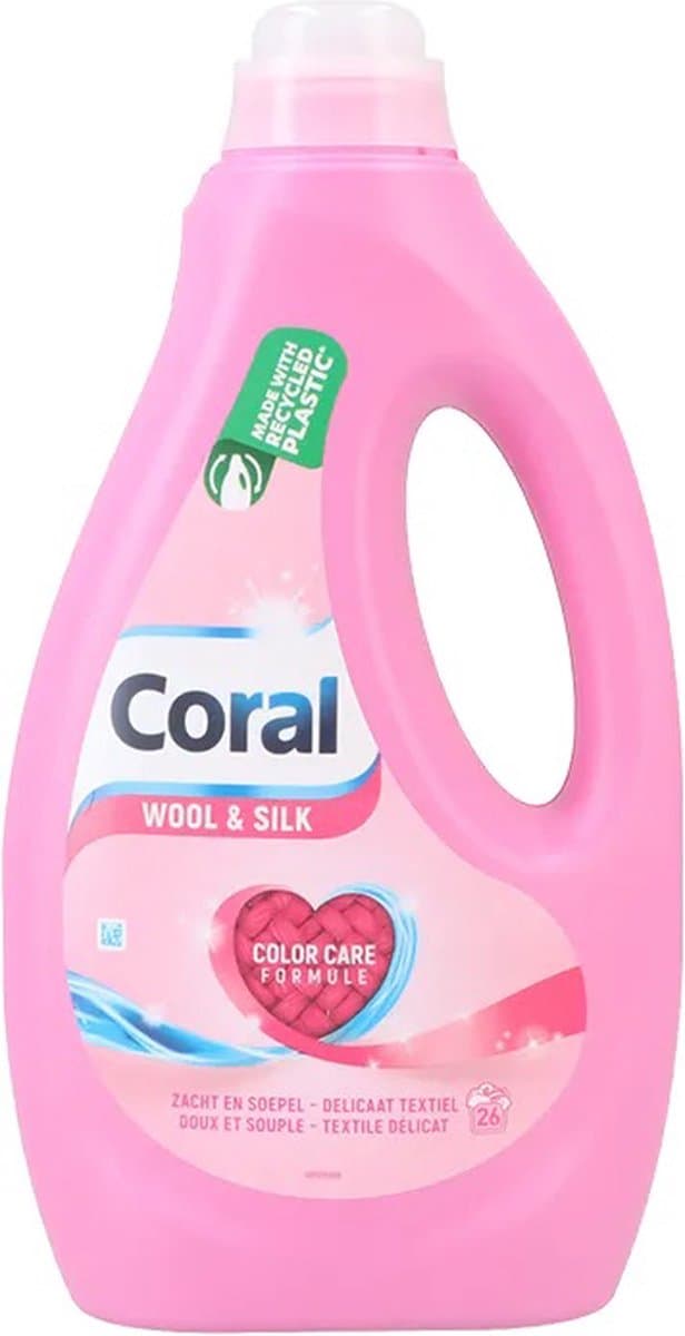 Coral Wasmiddel vloeibaar Wool & Silk - 1,25 l — afbeelding 1