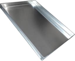 Lekbak Roestvrij Staal 20x10cm - Multifunctionele Opvangbak voor Wasmachine, Planten en Keukenblok — thumbnail 1