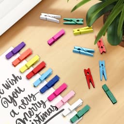 IMPERATORIS® Wasknijpers Kunststof - Waslijnklemmen - Extra Sterk - Soft Grip - Laat Geen Afdruk Achter - Weerbestendig - Set van 100- Veelkleurig - 10 meter — thumbnail 3