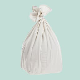 Wasmand opvouwbaar - 80 liter - met waszak - hoekmodel - wit — thumbnail 4