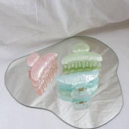 Haarspelden Set - Grote Acryl Klauwklemmen voor Dik en Dun Haar met Sterke Grip — thumbnail 4