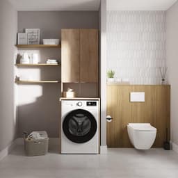 Hoge Wasruimtekast voor Wasmachine en Droger | Badkamer en Keuken Opbergkast — thumbnail 2
