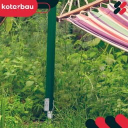 Kotarbau Serie - Stalen Schroefbare Paalhouder - 91x710 mm - Verzinkt - Set van 4 — thumbnail 5