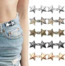 Verstelbare Knopen zonder Naaien voor Broeken en Jeans - 10 Paar Direct Vast te Klikken — thumbnail 1