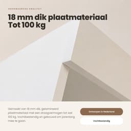 Dastium Home - Enkele Wasmachine Ombouw - Wasmachinekast - Wasmachine Verhoger - Wasmachine Meubel - Wasmachine en Droger Ombouw - Wasmachine Kast Wasdroger Kast — thumbnail 4