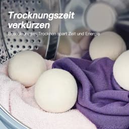 Set van 6 Ecologische Droogballen van Schapenvilt — thumbnail 4