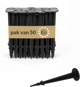 50 Stuks Grondankers - UV-bestendige Plastic Haringen voor Tuin — thumbnail 1