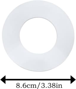 3 stuks siliconen spoelklepring voor Geberit, klepvoetafdichtingsring voor 816.418.00.1, rubberen ring voor spoelbakafdichting — thumbnail 2