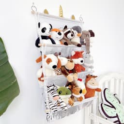 Wandnet voor Gevulde Dieren Kamer Decor Muur Net Hanger Display Houder — thumbnail 4