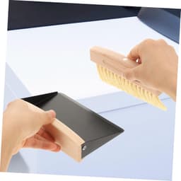 1set Multifunctionele Vuilnisemmer Handig Schoonmaakgereedschap Voor Efficiënte Desktopreiniging Flexibele Borstels Compact Ontwerp Voor Thuis of Kantoor — thumbnail 2