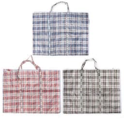 Waszakken Jumbo - 3 Stuks - Sterk en Duurzaam - Opbergtas voor Kleding - Met Rits - Ideaal voor Verhuizen - Afmetingen 79x20x58,5 cm - Opbergzakken — thumbnail 2