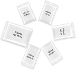 Plastic Zakjes met Ritssluiting - Transparant - 6 x 9 cm - Herbruikbare Sluitzakken - Voor Kantoor en Hobby — thumbnail 1