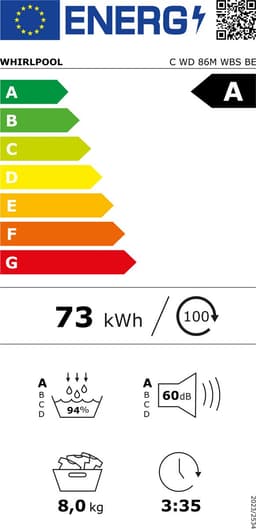 Whirlpool C WD 86M WBS BE — thumbnail 2
