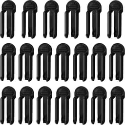Afvalzak Clips - Vuilniszak Houders - Afval Sorteren - Tripod Ontwerp - 20 Stuks - Zwart — thumbnail 1