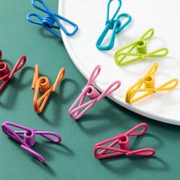 MK Stoer -Wasknijpers - Kamperen - Reiswaslijn met 12 clips - Draagbare waslijn - Outdoor waslijn - Intrekbare waslijn - Geschikt voor reizen - Blauw - Kampeeraccessoires — thumbnail 3