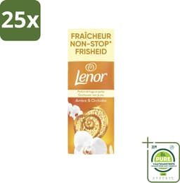 25 x Lenor – Geurbooster – Amber & Orchidee – 12 Wasbeurten – 155 g - Grootverpakking - Geurparels - Wasgeur - Luxegeur - Orchidee - Vanille — thumbnail 1